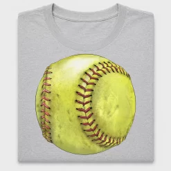 Watercolor Softball DTF Transfer