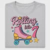 Rolling Into 7 Roller Skate DTF Transfer