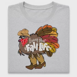 Living That Fall Life Turkey DTF Transfer