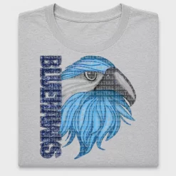 Blue Hawk Eagle DTF Transfer Design