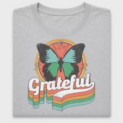 Retro Grateful Butterfly DTF Transfer