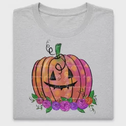 Halloween Floral Pumpkin DTF Transfer