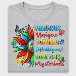 Autism Sunflower DTF Transfer Design
