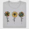 Faith Hope Love Sunflower DTF Transfer