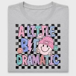 Retro Smiley Aesthetic Drama DTF Transfer