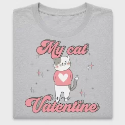 My Cat Is My Valentine DTF Transfer