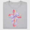 Rainbow Cross He Is Risen DTF Transfer