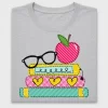 Back to School Stacked Books DTF Transfer