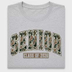 Retro Camo Senior 2026 DTF Transfer