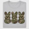 Camo Bunny Trio DTF Transfer