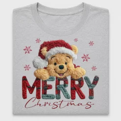 Bear Santa Christmas DTF Transfer