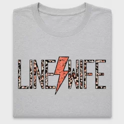 Leopard Lightning Bolt Live Wire DTF Transfer