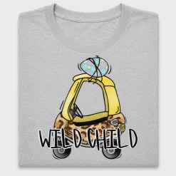 Wild Child Leopard Car DTF Transfer