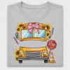 School Bus DTF Transfer Design