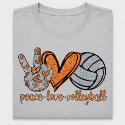 Peace Love Volleyball DTF Transfer