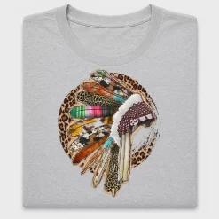 Boho Feather Headdress DTF Transfer