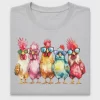 Cool Chickens Watercolor DTF Transfer