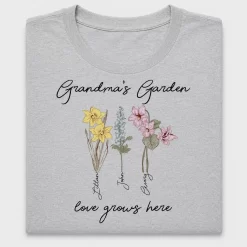Grandma's Garden Birth Flower DTF Transfer