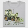 Pushin My Luck Tractor DTF Transfer