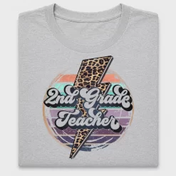 Retro 2nd Grade Teacher DTF Transfer