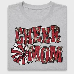 Cheer Mom Leopard DTF Heat Transfer