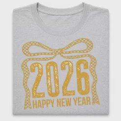 Retro Happy New Year 2026 DTF Transfer