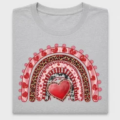 Western Valentine Rainbow Heart DTF Transfer