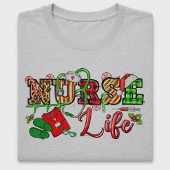 Nurse Life Christmas DTF Transfer