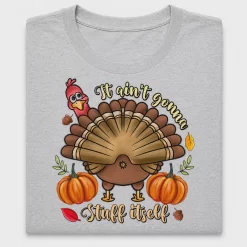 Funny Thanksgiving Turkey DTF Transfer