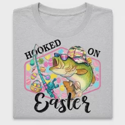 Hooked On Easter Bass Fish DTF Transfer