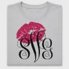Glitter Lips Monogram DTF Transfer for Shirts