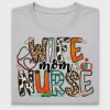 Wife Mom Nurse DTF Heat Transfer