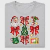 Retro Christmas Bow DTF Transfer