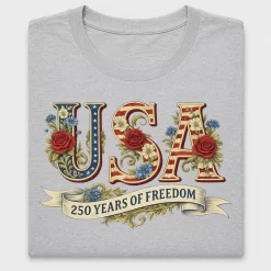 USA Floral DTF Transfer | 250 Years