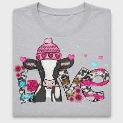 Cow Love Valentine DTF Transfer