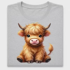 Cute Highland Cow DTF Transfer