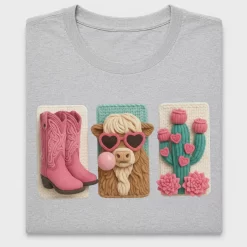 Boho Cowgirl Valentine DTF Transfer