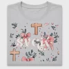 Boho Easter Cross DTF Transfer