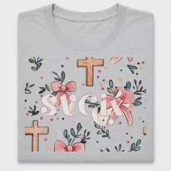 Boho Easter Cross DTF Transfer