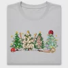 Baseball Christmas Tree DTF Transfer