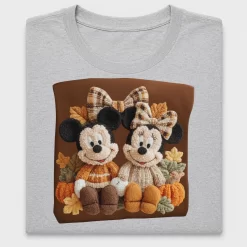 Fall Crochet Mouse DTF Transfer