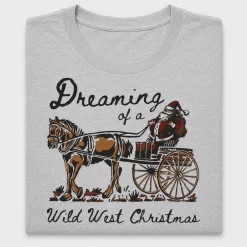 Western Christmas DTF Transfer Design