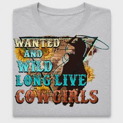 Wanted And Wild Cowgirl DTF Transfer