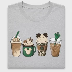 Whimsical Coffee Cup DTF Transfer