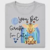 Cute Giraffe You Bet DTF Transfer