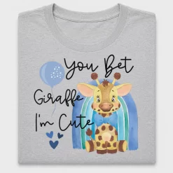 Cute Giraffe You Bet DTF Transfer