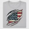 Patriotic Claw Mark DTF Transfer