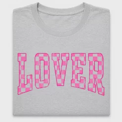 Retro Checker Lover DTF Transfer