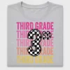 Third Grade Checkerboard Number DTF Transfer
