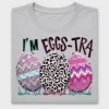 Eggs-Tra Easter DTF Transfer Design